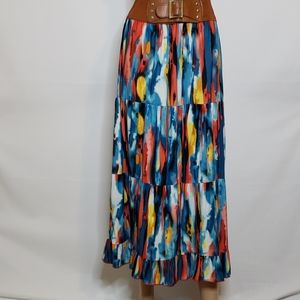 Long Ankle Length Flowy Skirt